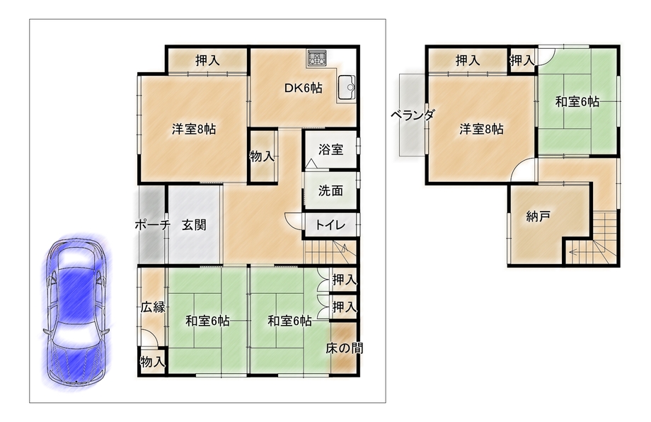 城陽市久世下大谷（中古戸建）＿2380万円