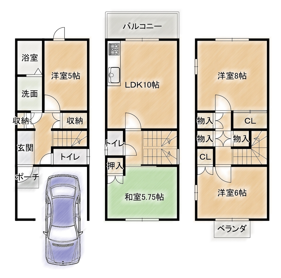 宇治市大久保町旦椋（中古戸建）＿1480万円
