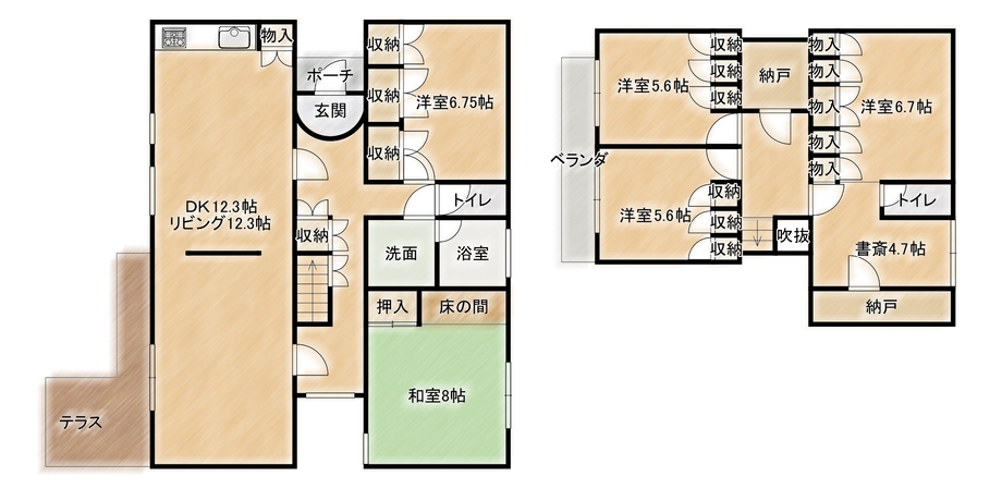 宇治市伊勢田町名木一丁目（中古戸建）＿3780万円