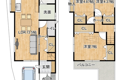 メイン画像：右京区嵯峨野芝野町_1580万円